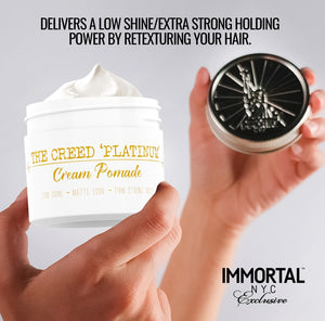 The "Creed" Platinum Cream Pomade (travel-size)