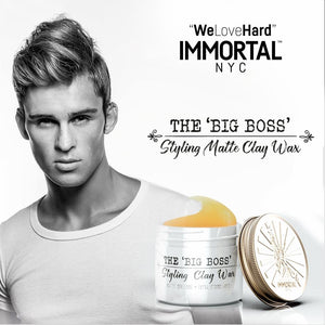 The "Big Boss" Styling Clay Wax (travel-size)