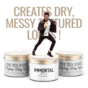 The "Big Boss" Styling Clay Wax (travel-size)