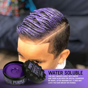 Coloring Hair Wax in Purple