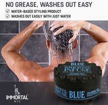 Coloring Hair Wax in Blue