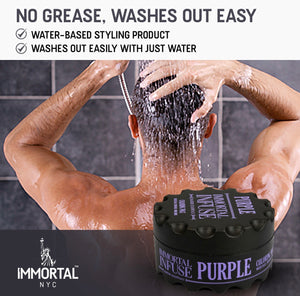 Coloring Hair Wax in Purple